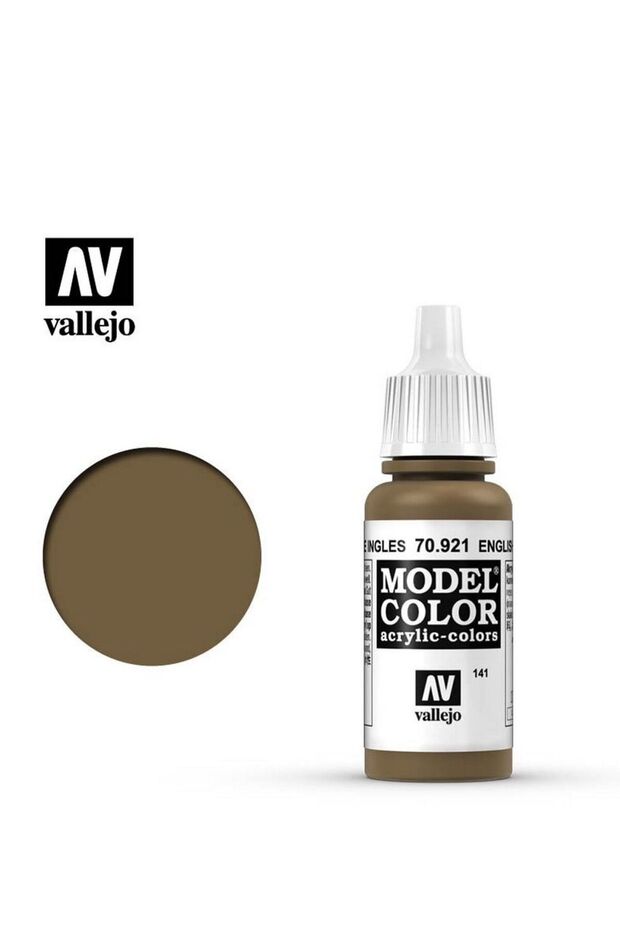 Model Color 921 English Uniform 18ml Bottle Acrylic Paint for Miniatures and Scale Military Models