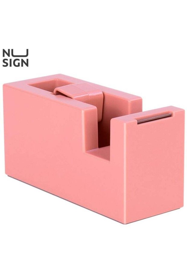 Deli Nusign ENS121 Modern Tape Dispenser - 18-60mm Width, 1Cr17 Cutter Head & Non-Slip Silicone Bas
