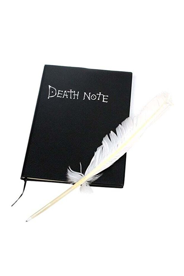 2-Piece Printed Notebook With Pen Black/White
