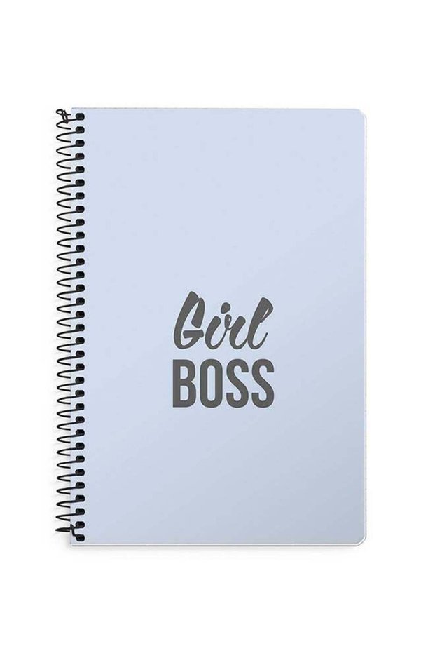 Designer A5 Spiral Notebook Memo Notepad Journal Blue