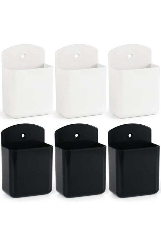 6 Pcs Remote Control Wall Mount, TV Remote Holder, Self Adhesive Controller Storage, Wall Pen Acces