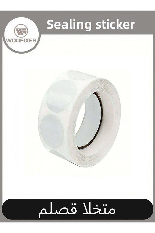 2000 Pack of 1-Inch (2.5cm) Round Seal Stickers - Clear Transparent Self-Adhesive Labels for Gift W