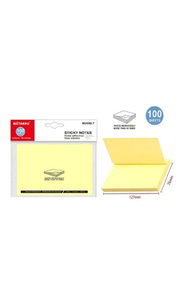 MOTARRO Sticky Notes MU002-7, Pastel Color Self-Adhesive Memo Pads for Office, School & Home