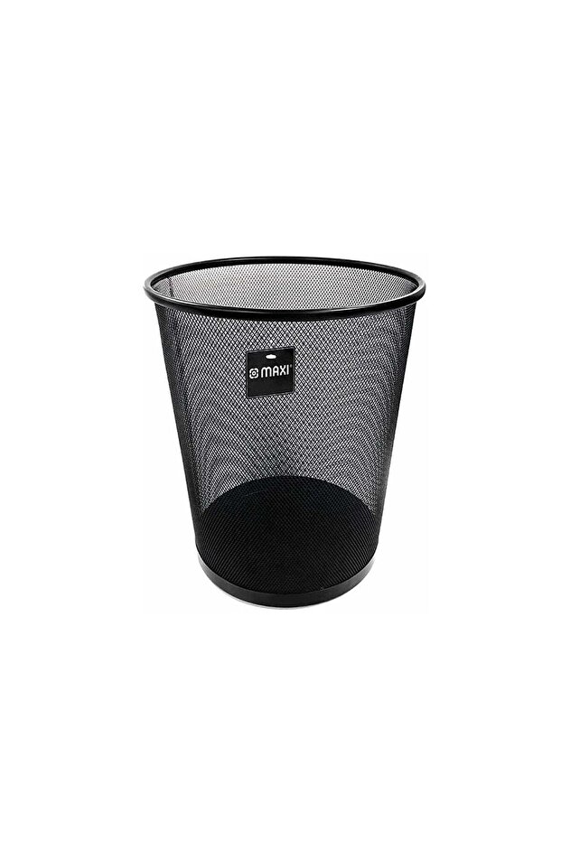 Maxi Mesh Waste Bin 9 Liter Black, Ideal For Use In The Office, Kitchen, Bathroom, Room etc