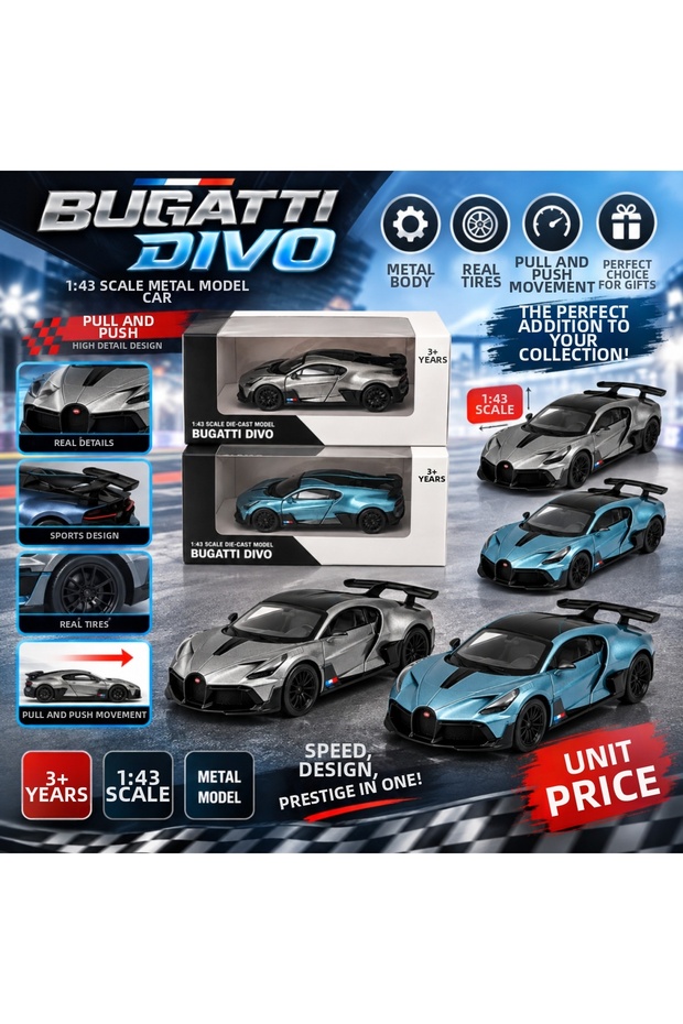 Rw8343 1:43 Check and Go Car Licensed Metal Model Car Price Is for One Piece
