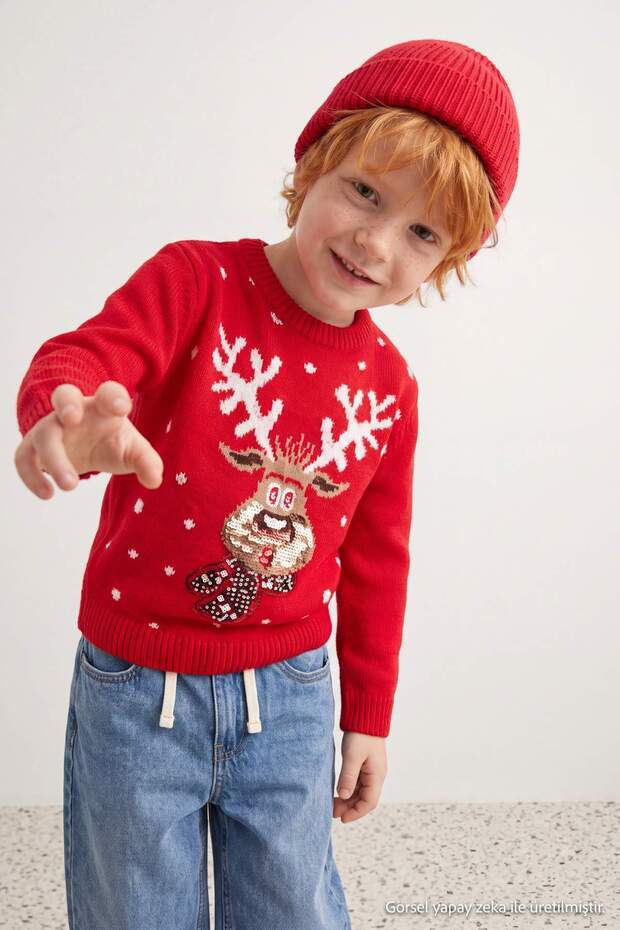 Red Boy's Sweater Tkdaw27Kz00010