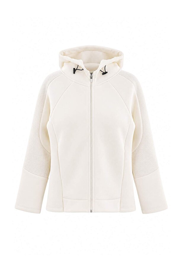 Ecru Interlock Regular Sweatshirt Thmaw27Sw00002
