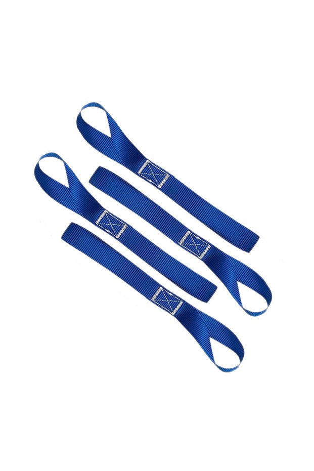 Blue-4Pcs 1-4pcs Soft Loop Tie Down Straps For Securing Cargo ATV UTV Motorcycles Scooters Dirt Bike