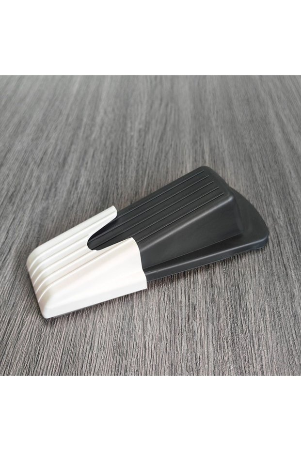 Black 1Pcs Safety Silicone Door Stop Stoppers Block Wedge Doorstops Door Stopper Home Office Door Re