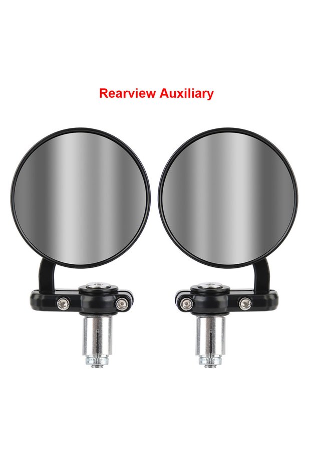 22mm Universal Motorcycle Mirrors Rearview Side Mirror Motorbike Accessories 2pcs Handle Bar End Mou