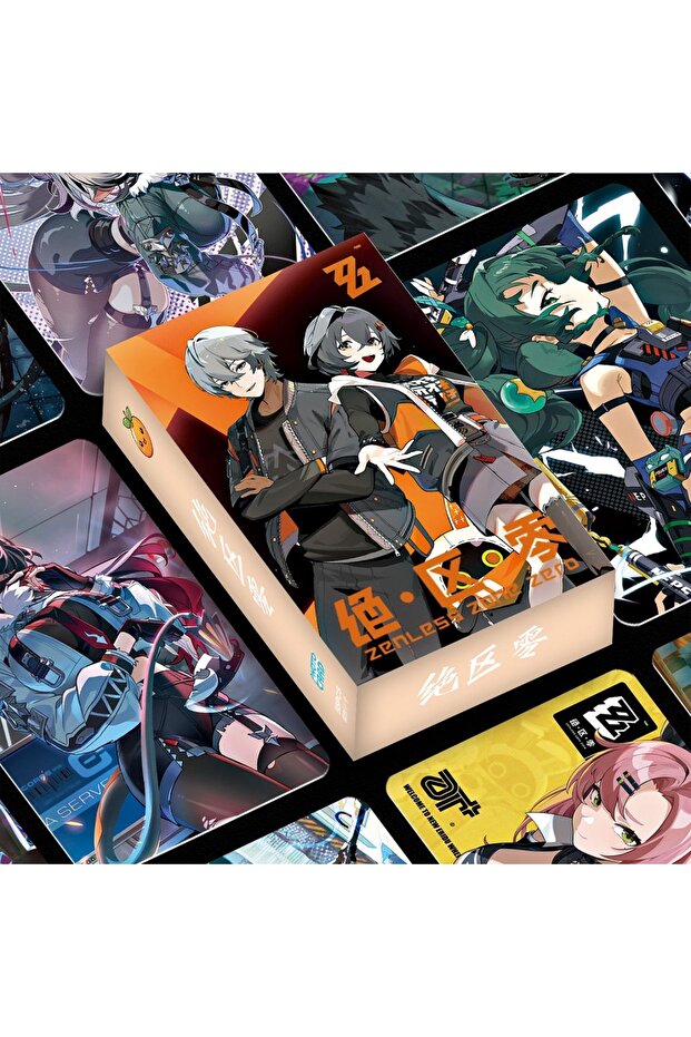 Random Cover 55 Pcs/Set Game Zenless Zone Zero Laser Lomo Card Nicole Demara, Ellen Joe Characters H