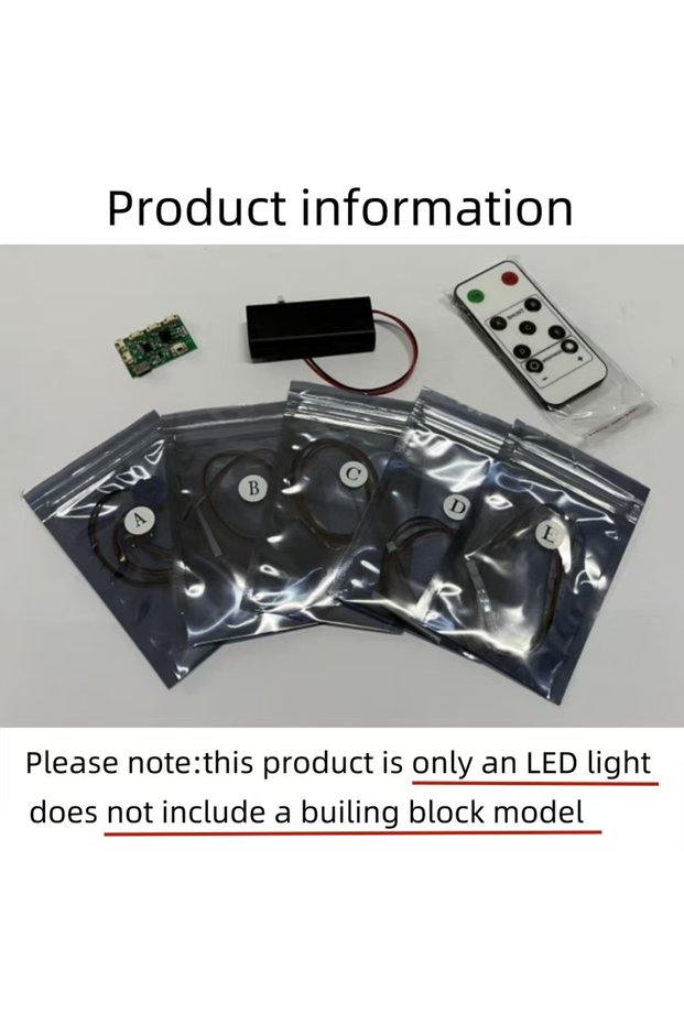 S LED Light BYB LED Light Kit For LEGO 10365 Captain Jack Sparrow's Pirate Ship Building Blocks Deco