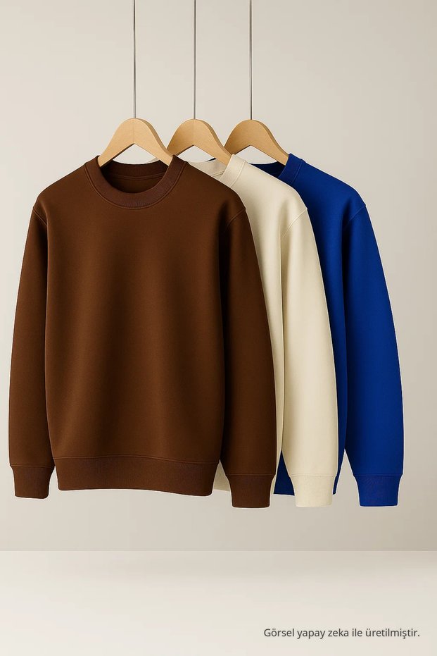 Men's Casual Trend Oversized Loose 3-Piece Sweater