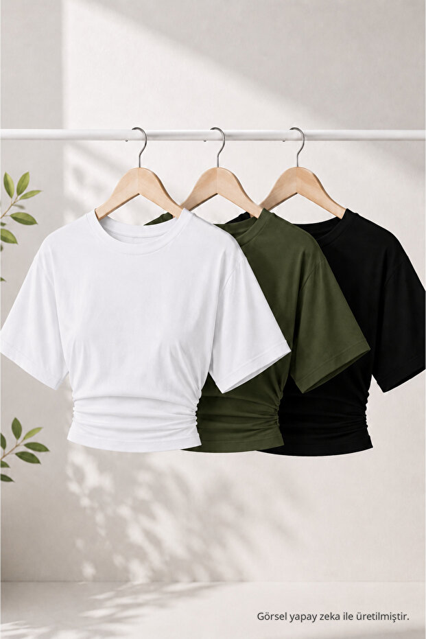 Women's Trendy Summer Stylish 3-Piece Crop Blouse