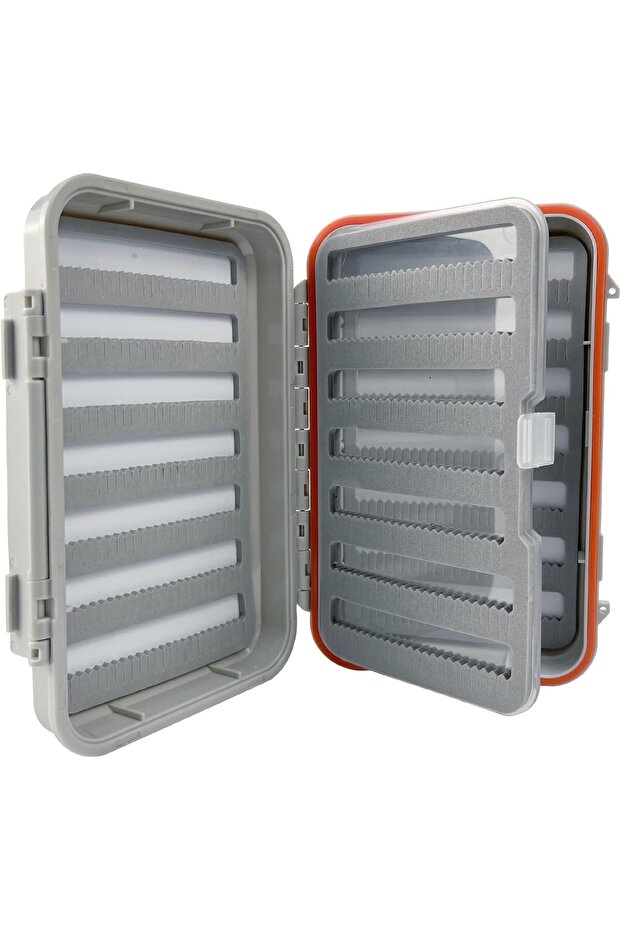 Foam A Aventik Waterproof Fly Box with 4-Layer Foam Portable ABS Lightweight Fly Fishing Tackle Stor