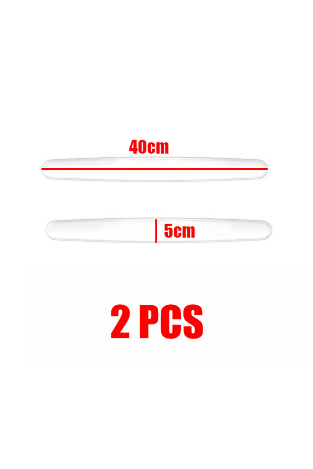 2 PCS Universal Car Bumper Anti-collision Strip Guard Corner Protection Sticker Crash Blade Car Door