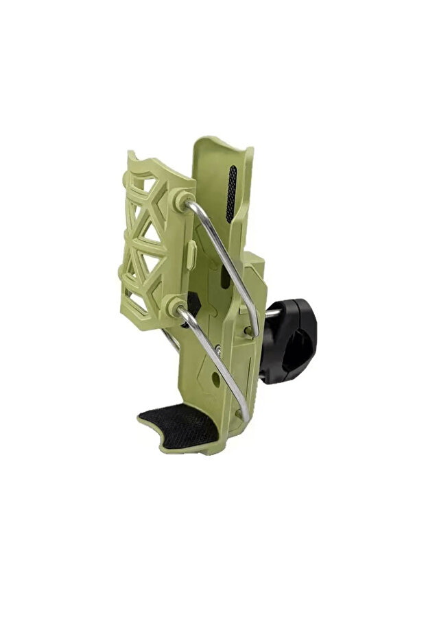 Green -1pc Motorcycle Universal Cup Holder 360° Adjustable Handlebar Bike Motorcycle Water Bottle Ca