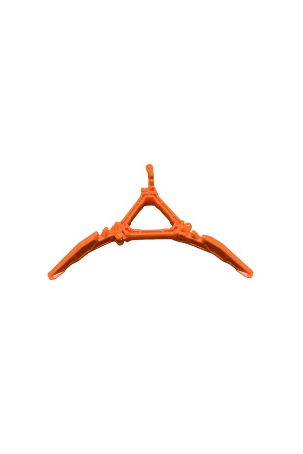 Orange Portable Gas Canister Stand Universal Tripod Folding Frame Outdoor Camping Gas Tank S