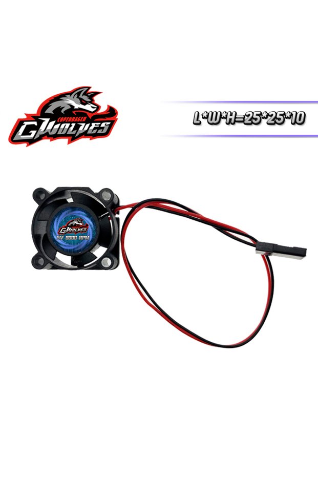 25X25mm RC fan 25/30/35/40/50mm 8000RPM 5V-7V DC High wind cool Motor ESC fan heat sink 30/60/120/15