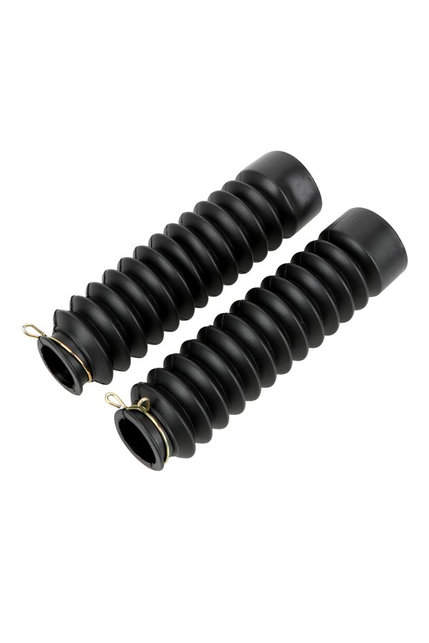 2Pcs Motorcycle Dust Proof Sleeve Protector Damping Rubber 2Pcs Front Fork Shock Absorber Dust Cove