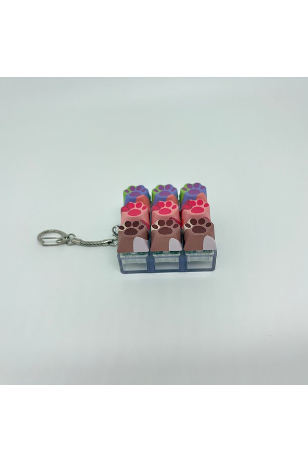 NO.8 Mobile Phone Pendant Novelty Slow Pressure Pop Fidget Key Ring Press Fingertip Toy Cute Kawaii