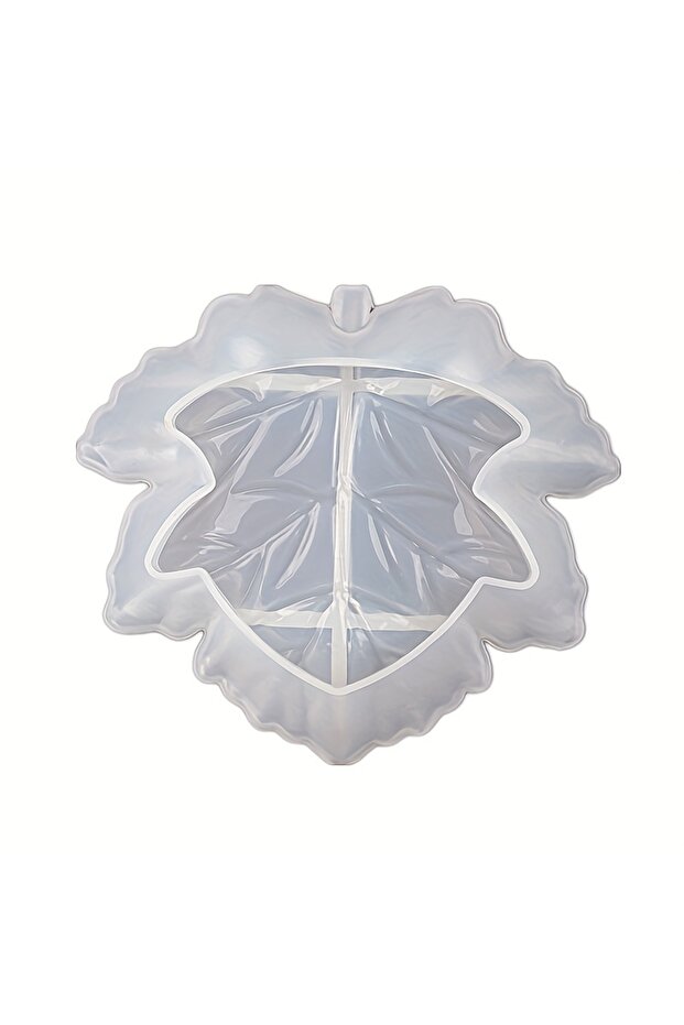 1pcs 3D Maple Leaf Ash Tray Resin Mold Silicone Large Tray Resin Casting Mold Jewelry Container Art
