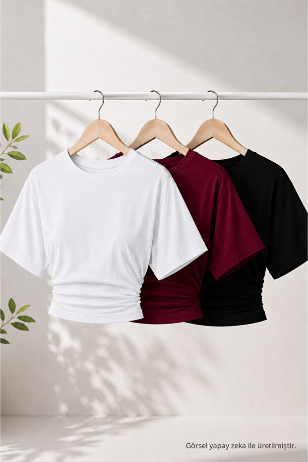 Women's Trendy Summer Stylish 3-Piece Crop Blouse