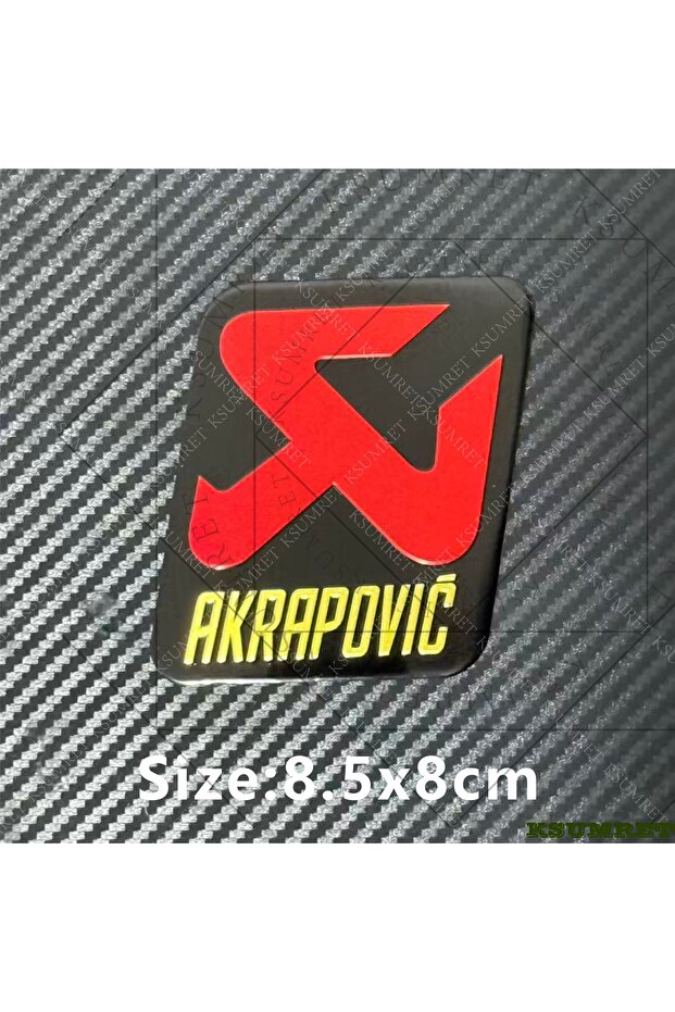 Style5 For Akrapovic Exhaust Sticker Motorcycle Logo Emblme Metal Stickers Decals Waterproof