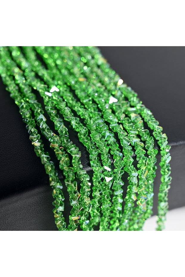 4mm 120pcs L 4mm 120pcs Triangle Austrian Crystal Glass Beads Spacer Loose Beads for Jewelry Making