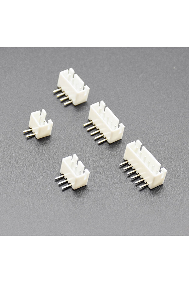 2P 50PCS/Lot 2.54mm Pitch XH For PCB JST 2P 3P 4P 5P 6P terminal XH2.54 Right Angle Pin Header Conn