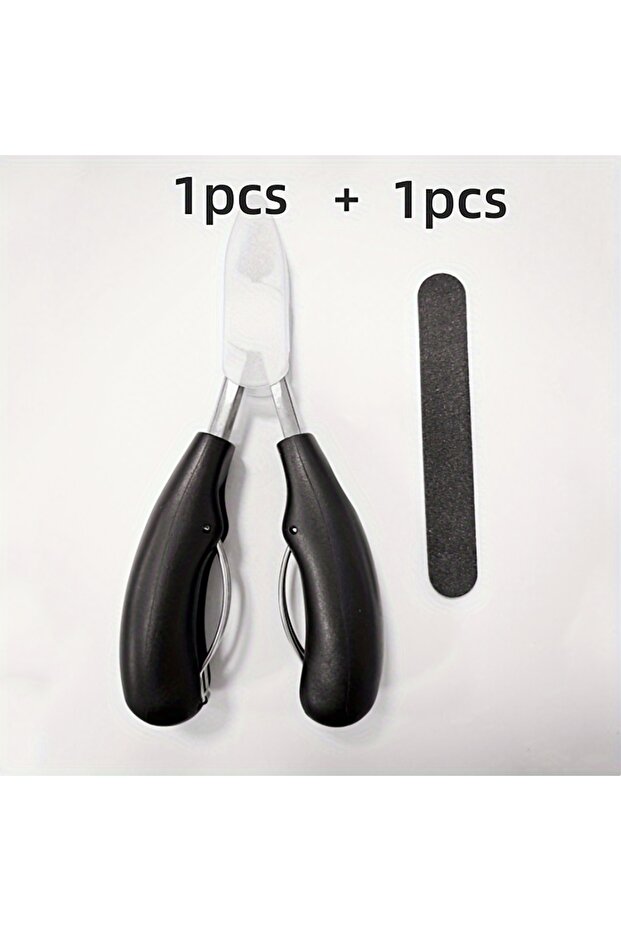 Clipper File Professional Grade Concave Stainless Steel Nail Clippers for Thick Nails and Ingrown To