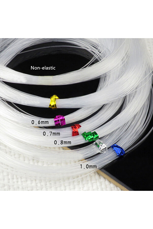 0.7MM 21M(Length) 0.4 0.5 0.6 0.7 0.8 1mm Dia Crystal Nylon Thread Transparent Non-elastic Fishing L