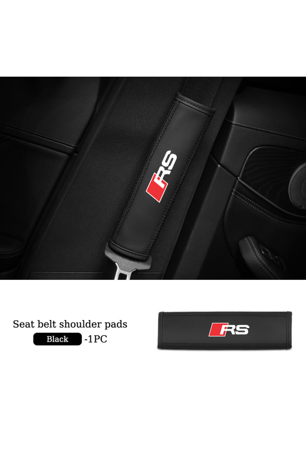 1PC Car Seat Belt Covers Shoulder Protection Pad Interior Accessories For Audi Quattro Q3 A1 A3 A4 A