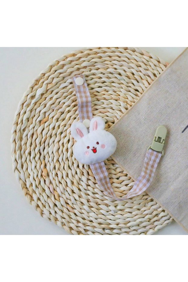 Rabbit 1PCS Cute Bear Baby Pacifier Clip Chain Dummy Holder Soother Pacifier Clips Strap Nipple Hold