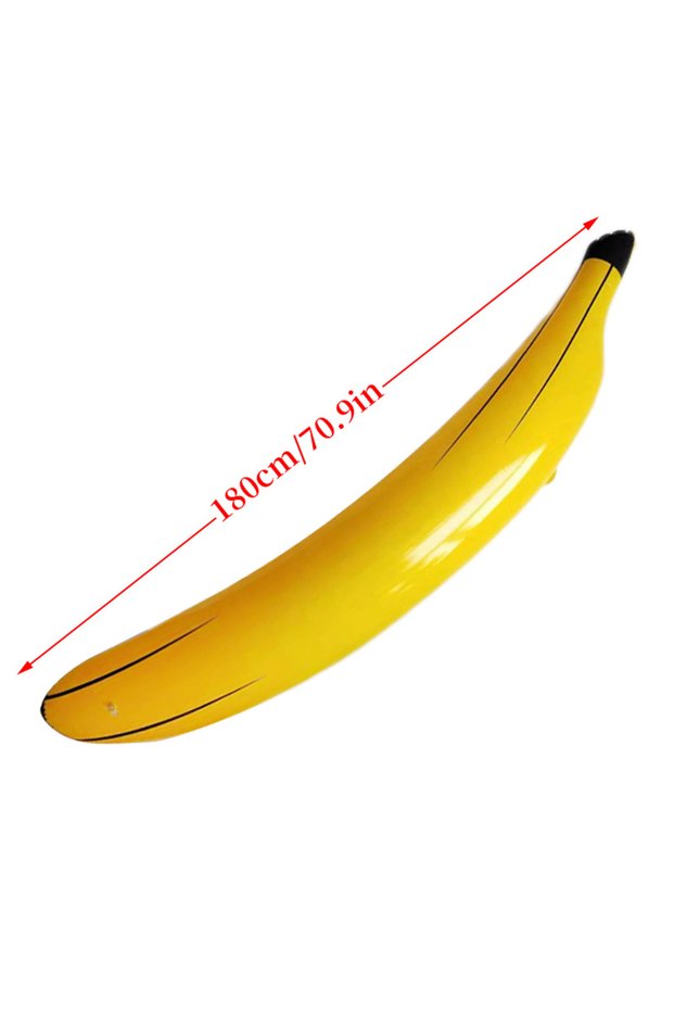 180cm Banana 1pc Inflatable Banana 60cm/180cm Fake Banana Fruit Props Inflatable Toys Bachelorette