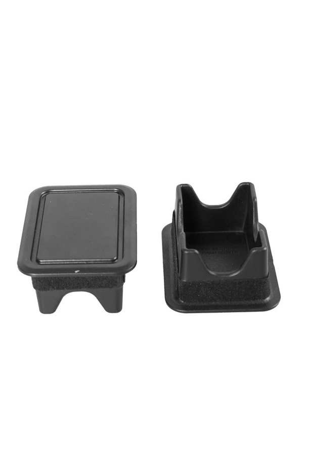 Black 2Piece Stake Pocket Covers Rear Truck Pickup Bed Rail Stake Pocket Plugs Hole Caps For Dodge R