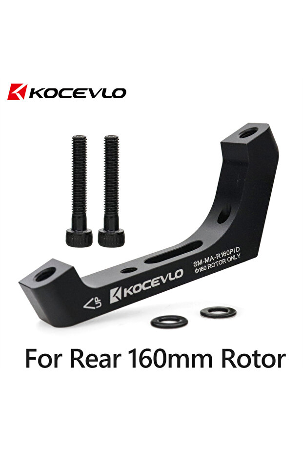 R160P-D Rear KOCEVLO SM-MA-F160P/D R160P/D Flat-Mount to Post-Mount caliper Adapter for 160mm Rotor
