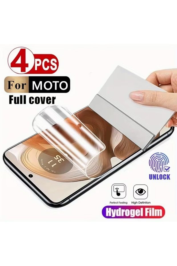 Hydrogel Film 3Pcs Moto Edge 60 Pro 3/4Pcs Hydrogel Film For Motorola Edge 50S 60 Pro 50 70 Fusion M