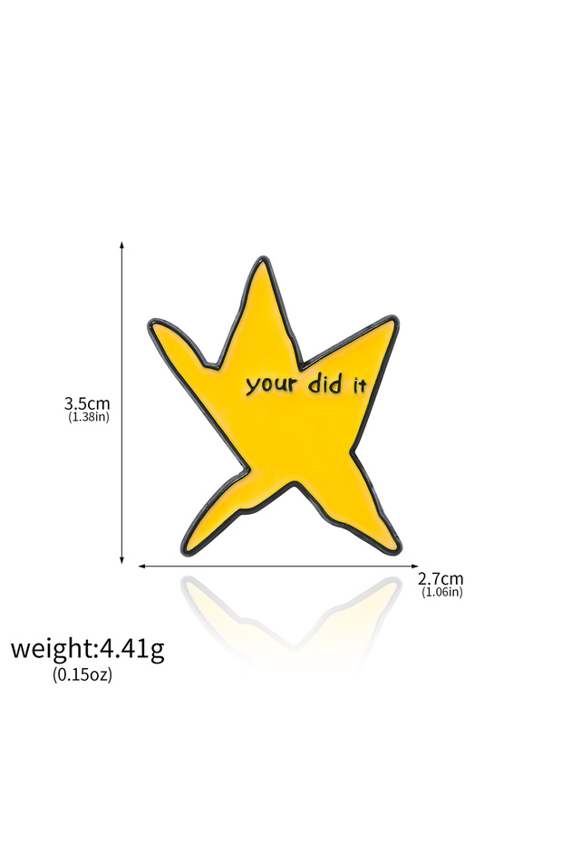 X00483-02 Your Did It Meme Star European American Fashion Enamel Pin Funny Metal Badge Brooch for Wo