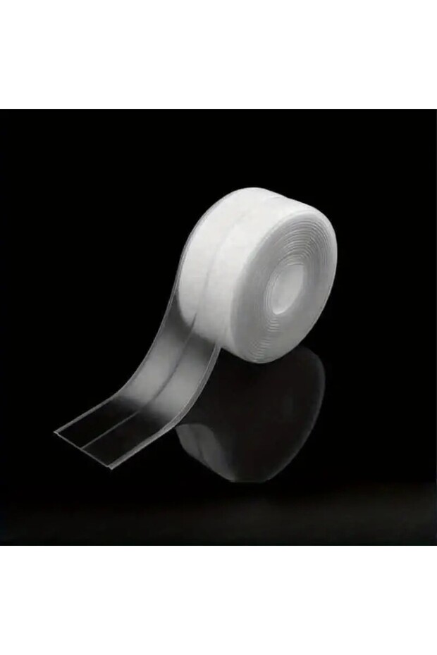 Waterproof Transparent PVC Self-adhesive Tape Bathroom Wall Tapes Toilets Strips Sink Edge and Ba...