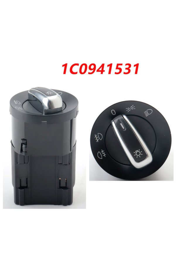 1pcs 1pcs Headlight Control Switch Fog Light Knob 1C0941531A 1C0941531 for VW Bora Golf 4Passat B5 S