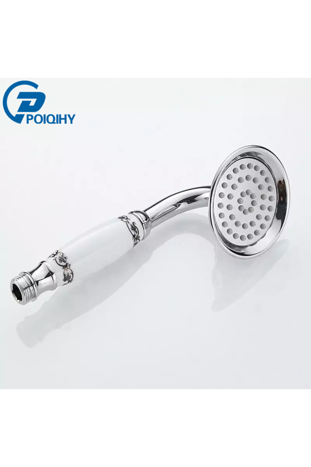 Handshower A Chrome Handshower Ceramic Handheld Head Brass Bracket 150cm Shower Hose Faucet Head Bat