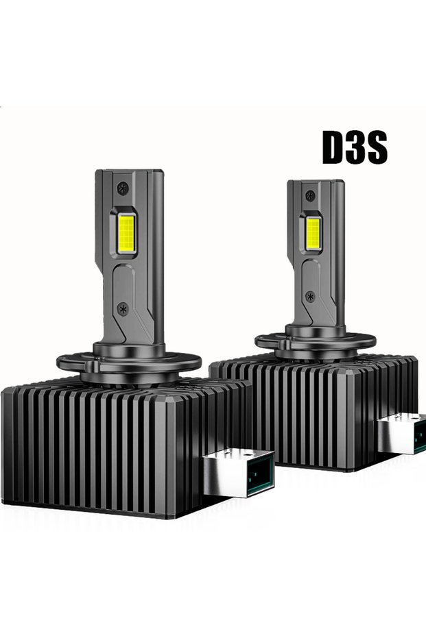 D3S 2PCS D1S D3S D8S LED Headlights HID 35W Universal Car Light D2S D4S Turbo LED 30000LM Two-sided