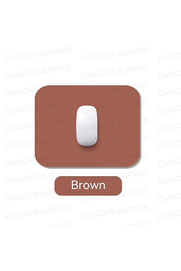 Brown Creative Universal Anti-slip Mouse Pad Leather Gaming Mice Mat New Desk Cushion Fashion Comfor