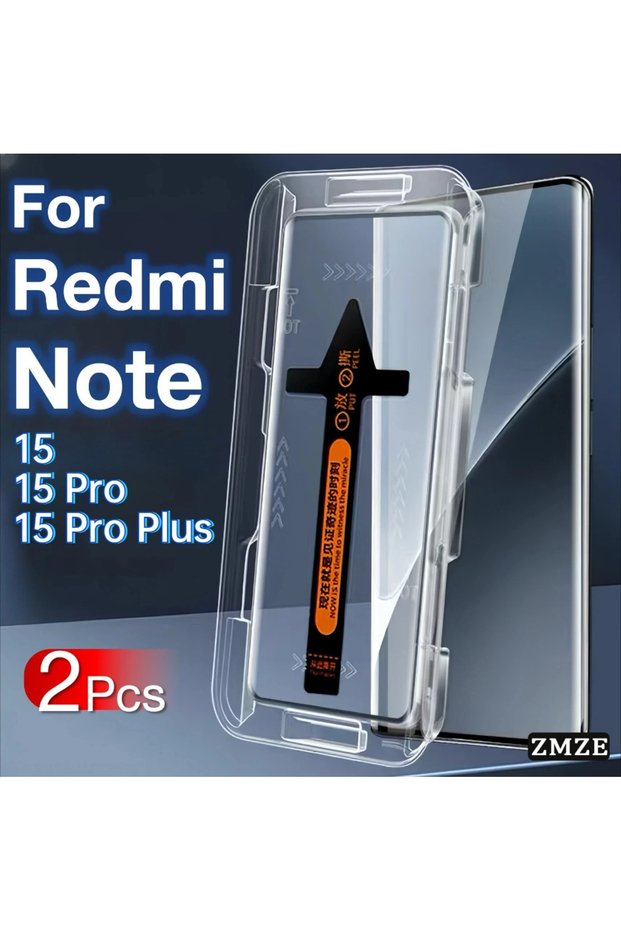 Redmi note 15 pro+ 5g 2 pieces Tempered glass 2 PCS Protective Film for Redmi Note 15 Pro and Note 1