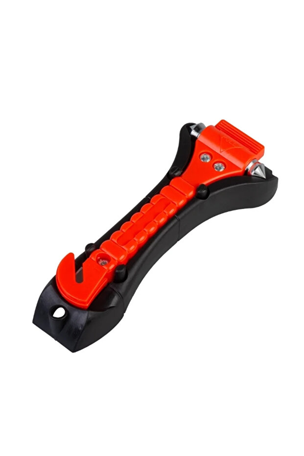 Red Car Emergency Safety Hammer Life Saving Escape Emergency Hammer Seat Belt Cutter Window Glass Br
