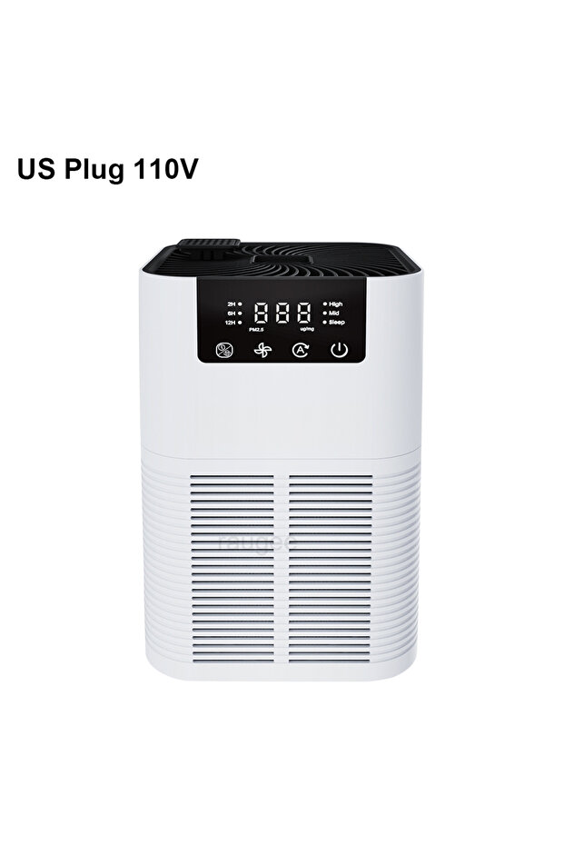 US Plug 110V Air Purifier Smoke Odor Negative Ion Generator with Aromatherapy Air Cleaner for Househ