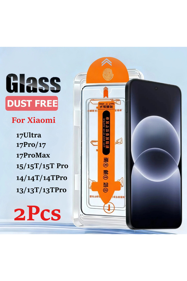 Xiaomi 17 Ultra 2 Pieces 2PCS Easy Install Tempered Glass For Xiaomi 17 Ultra 15T 17 Pro Max HD Scre