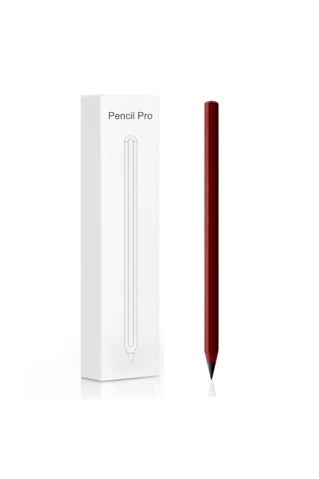 Red Metal Eternal No Ink Pen, Magic Pencils, New Technology, Unlimited Writing, Painting Supplies, N