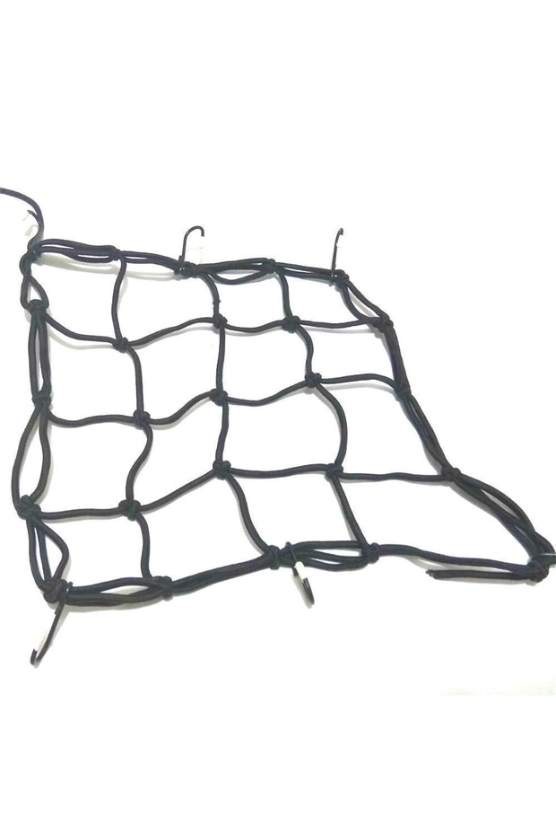 black Motorcycle Luggage Net Bike 6 Hooks Hold Down Fuel Tank Luggage Mesh Web Styling High Quality
